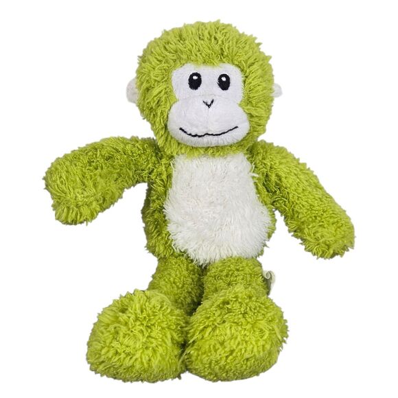 Set of 2 Pier 1 Imports Green Monkey Max Plush Ape Gorilla 21" & 10" - Picture 11 of 15